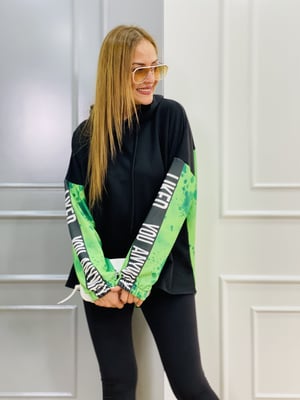 Yeşil Siyah Sweatshirt