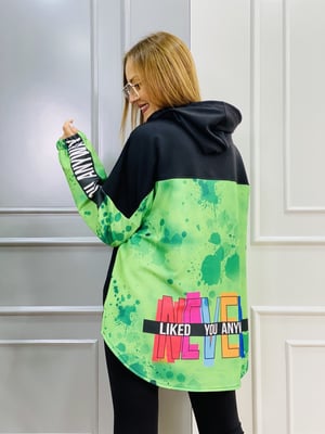 Yeşil Siyah Sweatshirt
