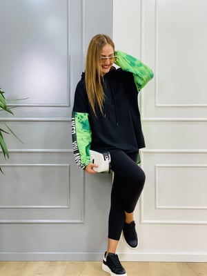Yeşil Siyah Sweatshirt