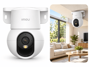 Imou IPC-PS2MP-5R1 Ranger PS2M Poe 2.8mm Lens İki Yönlü Ses Renkli Gece Görüş 5MP İç Mekan Bullet Kamera
