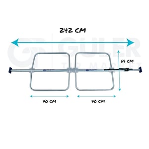 Çiftli Kelebek Tip Ştanga