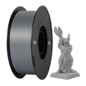 Kingroon PETG Basic Metalik Gümüş Filament 1.75mm 1kg