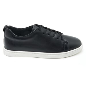 Clyde Siyah Erkek Deri Spor Ayakkabı