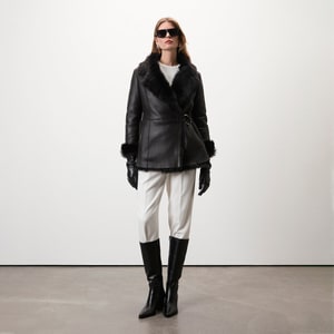 Debora Kahve Kadın Kürk Ceket