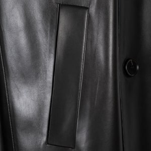 K15135 UNISEX DERİ TRENÇKOT X KEIN