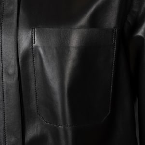 K15136 UNISEX DERİ GÖMLEK X KEIN