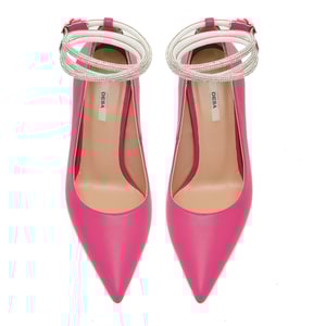 Kadın Pembe Deri Klasik Ayakkabı