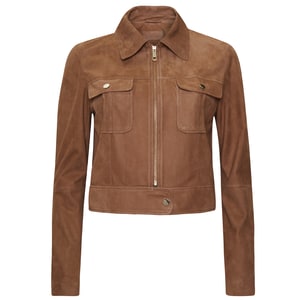 Kahve Nena Kadın Süet Ceket