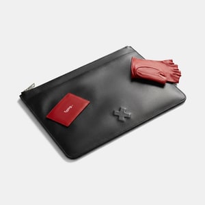 KeinxDesa Siyah Deri Laptop Çantası 