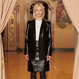 KeinxDesa Siyah Kadın Deri Blazer Ceket