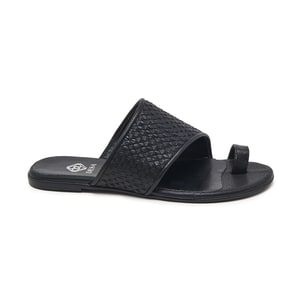 Madison Kadın Örgülü Deri Terlik