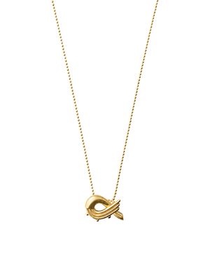 Alpha Vıntage Gold Plated Sılver Necklace