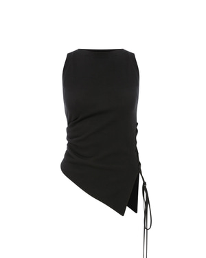 Asymmetrical Knit Tank Top