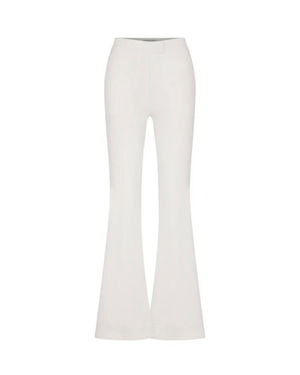 Avrell Crepe Flared Trousers Vanilla Ice