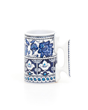 Baba Nakkas Pattened Iznik Ceramic Tankard