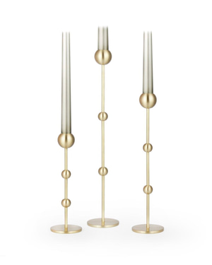 Brazen Society Tall Brass Candlesticks
