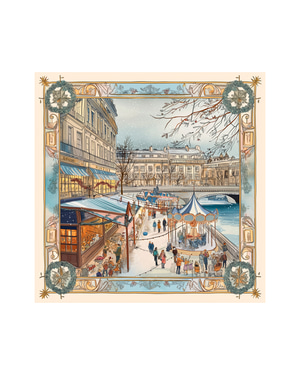 Carrousel d'Hiver Silk Scarf