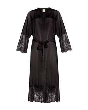 Claire Long Silk Satin Robe