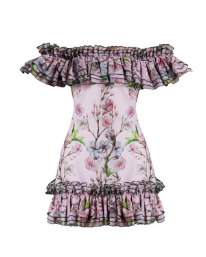 Coral Whisper Dress
