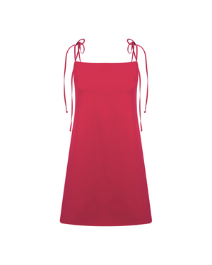 Ellie Mini Crepe Dress Raspberry Sorbet