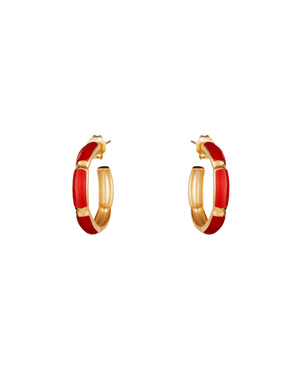 Felicia Red Earrings