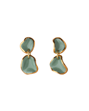 Flow Duo Earrings - Sage