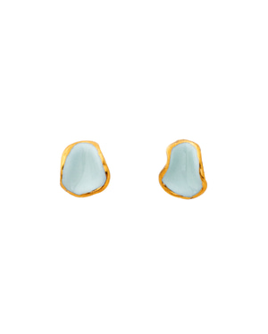Flow Stud Earrings - Mint