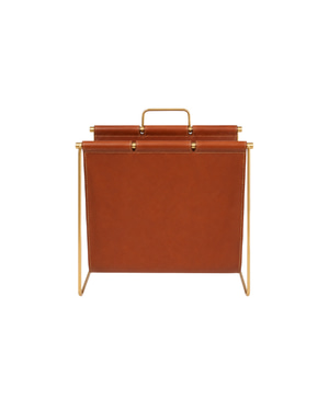 Handmade Genuine Leather Magazine Holder