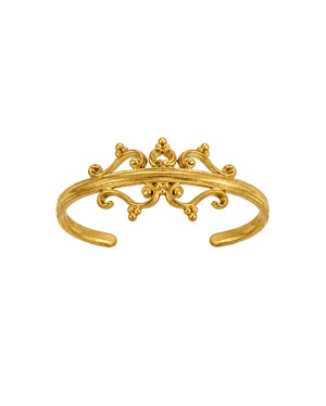 Inanna Cuff Altın Kaplama Bileklik