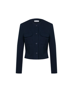 Irma Cotton Jacket Deep Cobalt