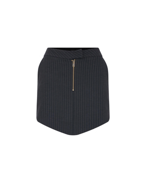 Ivv Gray Striped Skirt