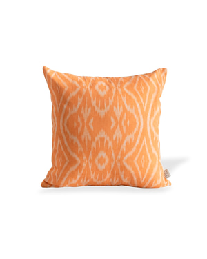 Linen Pillow Cover - Mustard Ikat
