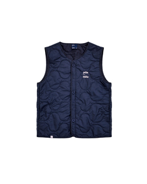 Logo Embroidered Quilted Vest
