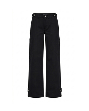Lora Wide-Leg Trousers Black