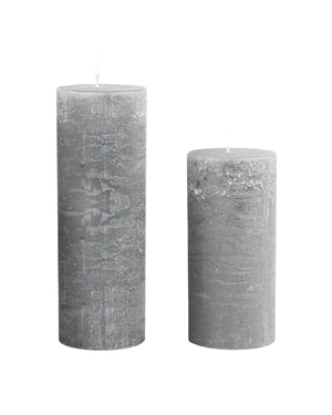 Lumina Rustic Anthracite Cylinder Candle