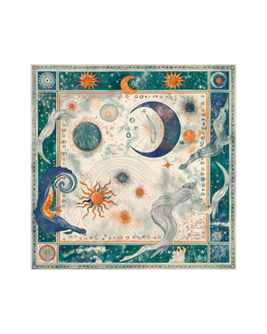 Luna Divina Silk Scarf