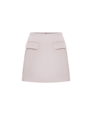 Marde A-Line Mini Skirt Cloud Pink