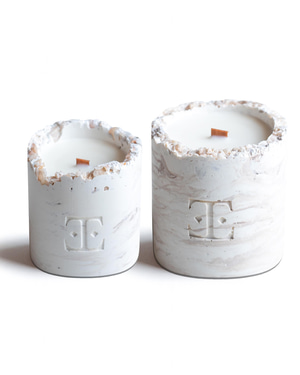 Moon and Fig Gemstone Candle Set