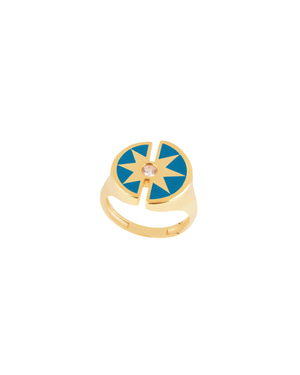 Nimra Petrol Green Ring