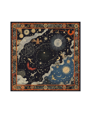 Noctis Solis Silk Scarf