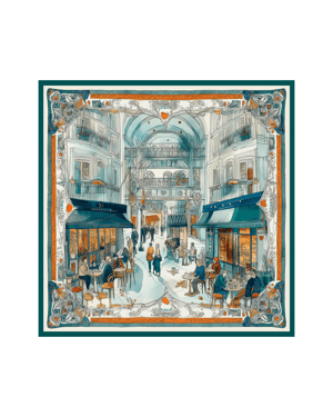 Passage Romantique Silk Scarf