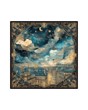 Rêve Nocturne Silk Scarf