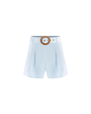 Reve Blue Linen Short