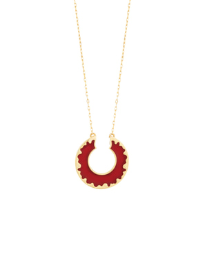 Riona Dark Red Necklace