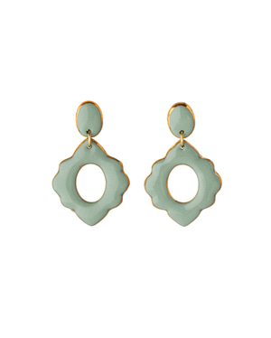 Ripple Earrings - Sage