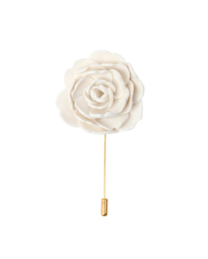 Rose Brooche - White