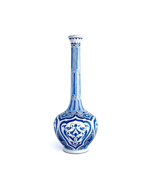 Rumi Patterned Iznik Ceramic Drop Vase