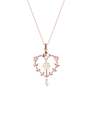 Scarlett Rosegold Silver Necklace
