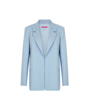 Selin Stone Printed Oversize Blazer