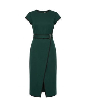 Siena Viscose Midi Dress Green
